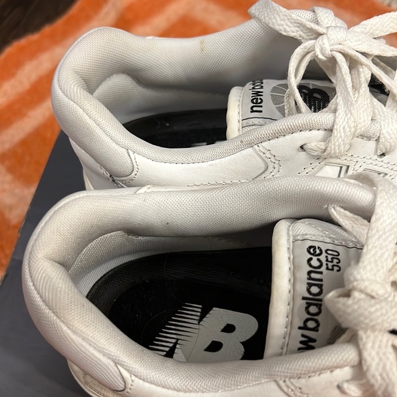 New Balance 550 Logo Patch Lace-Up Sneakers - Picture 11 of 11
